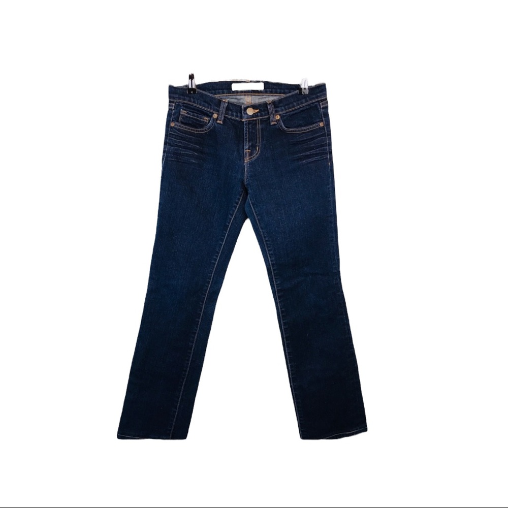 J Brand Womens Jeans Scarlett Seven Eighths Straight Leg Dark Wash Size 26 X 29 - Picture 5 of 8